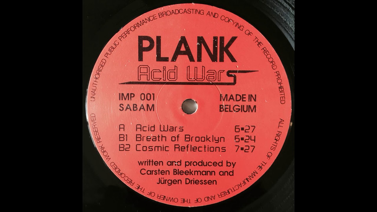 Plank – Acid Wars Record Label